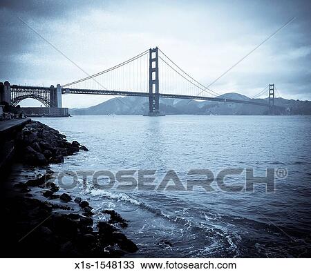 Stock Image - Golden Gate Bridge in San Francisco Bay.. Fotosearch