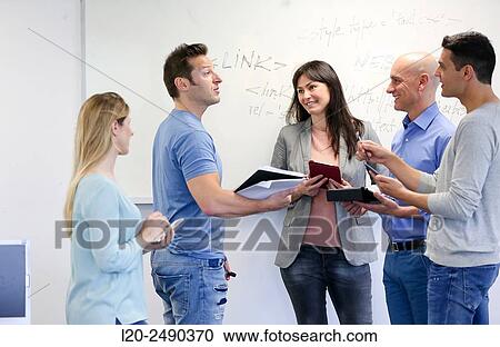 Group of teachers. Computer Academy. View Large Photo Image Stock Image - Group of teachers. Computer Academy.. Fotosearch