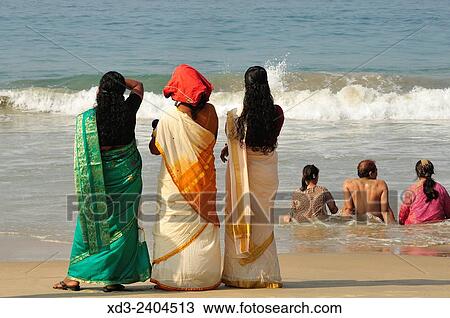 Hawa Beach, Kovalam, Kerala, India. View Large Photo Image Stock Image - Hawa Beach, Kovalam, Kerala, India.. Fotosearch