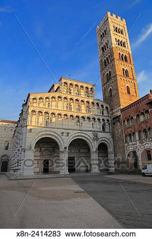Lucca Cathedral, Lucca, Tuscany, Italy. View Large Photo Image Stock Image - Lucca Cathedral, Lucca, Tuscany, Italy.. Fotosearch