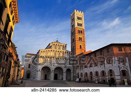 Lucca Cathedral, Lucca, Tuscany, Italy. View Large Photo Image Stock Photography - Lucca Cathedral, Lucca, Tuscany, Italy.. Fotosearch