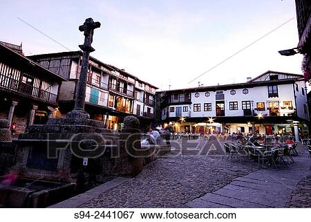 Main square of La Alberca, Salamanca, Spain. View Large Photo Image Stock Photo - Main square of La Alberca, Salamanca, Spain.. Fotosearch