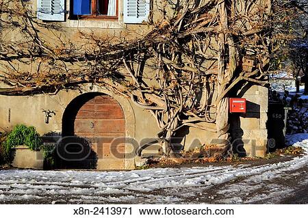 Stock Image - Martigny, Arves valley, canton Valais, Switzerland.. Fotosearch