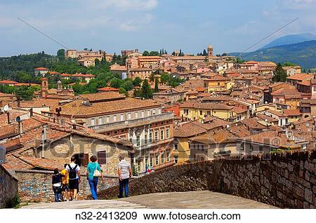 Perugia, Umbria, Italy. View Large Photo Image Stock Photo - Perugia, Umbria, Italy.. Fotosearch