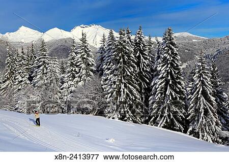 Stock Photo - Plateau dÂ´Agy, Saint-Sigismond, Haute-Savoie, France.. Fotosearch