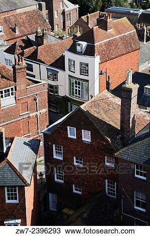 Roof tops of Lewes (East Sussex, UK) looking towards the High Street. View Large Photo Image Stock Image - Roof tops of Lewes (East Sussex, UK) looking towards the High Street.. Fotosearch