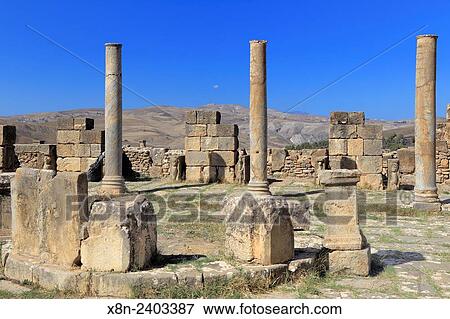 Ruins of ancient city Cuicul, Djemila, Setif Province, Algeria. View Large Photo Image Stock Photo - Ruins of ancient city Cuicul, Djemila, Setif Province, Algeria.. Fotosearch