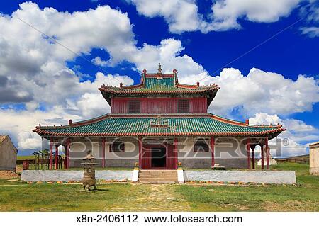 Shankh hiid monastery (1790), near Kharakhorin, Ovorkhangai Province, Mongolia. View Large Photo Image Stock Image - Shankh hiid monastery (1790), near Kharakhorin, Ovorkhangai Province, Mongolia.. Fotosearch
