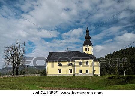 Small village building at Markovec, Slovenia. View Large Photo Image Stock Photo - Small village building at Markovec, Slovenia.. Fotosearch