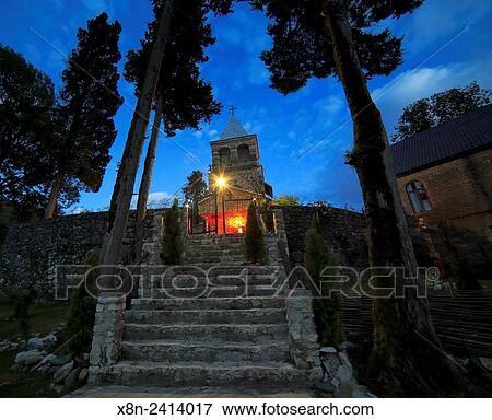 St. John Chrysostom church, Comana, Abkhazia, Georgia. View Large Photo Image Stock Photo - St. John Chrysostom church, Comana, Abkhazia, Georgia.. Fotosearch