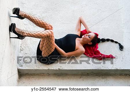 Stock Photo - Pretty teen girl lying on back View Large Photo Image Stock Photo - Stock Photo - Pretty teen girl lying on back. Fotosearch
