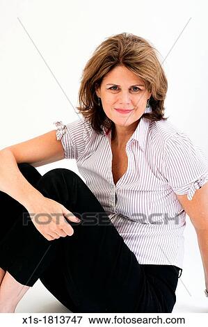Stock Photo - Stylish, confident woman. Fotosearch