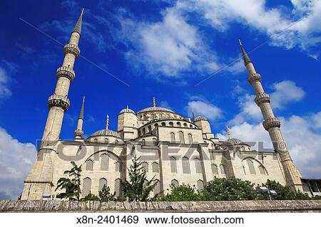 Sultan Ahmed Mosque or Blue Mosque (1609-1617), Istanbul, Turkey. View Large Photo Image Stock Photo - Sultan Ahmed Mosque or Blue Mosque (1609-1617), Istanbul, Turkey.. Fotosearch