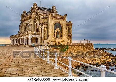 The old Casino on the shores of the Black Sea in Constanta, Romania. View Large Photo Image Stock Photograph - The old Casino on the shores of the Black Sea in Constanta, Romania.. Fotosearch