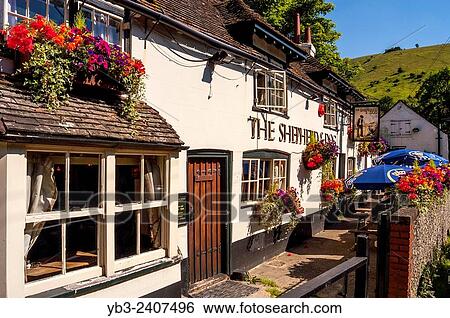 The Shepherd and Dog Pub, Fulking, Sussex, UK. View Large Photo Image Stock Photograph - The Shepherd and Dog Pub, Fulking, Sussex, UK.. Fotosearch