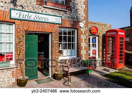 The Village Store, Firle, Sussex, UK. View Large Photo Image Stock Photograph - The Village Store, Firle, Sussex, UK.. Fotosearch