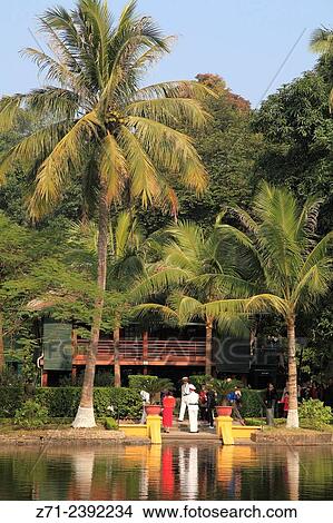Picture - Vietnam, Hanoi, Ho Chi MinhÂ´s Stilt House,.. Fotosearch
