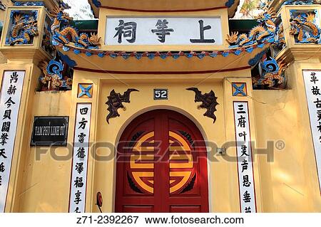 Stock Photo - Vietnam, Hanoi, Tam Phu Temple,.. Fotosearch