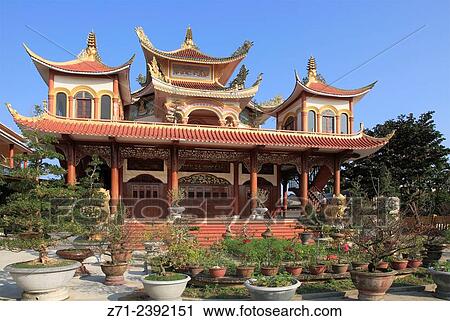 Vietnam, Hoi An, Tinh Xa Ngoc Cam, buddhist temple,. View Large Photo Image Stock Image - Vietnam, Hoi An, Tinh Xa Ngoc Cam, buddhist temple,.. Fotosearch