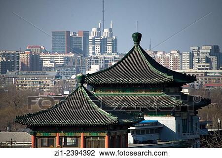view at temple and city centre from Jingshan park in Beijing View Large Photo Image Stock Image - view at temple and city centre from Jingshan park in Beijing. Fotosearch