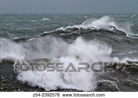 Waves at Llanes Coast, Asturias Spain. View Large Photo Image Stock Photo - Waves at Llanes Coast, Asturias Spain.. Fotosearch