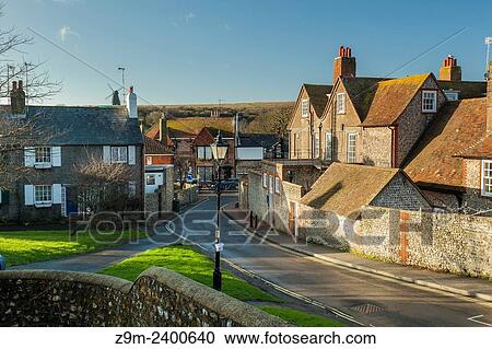 Winter afternoon in Rottingdean village near Brighton, UK. View Large Photo Image Stock Image - Winter afternoon in Rottingdean village near Brighton, UK.. Fotosearch