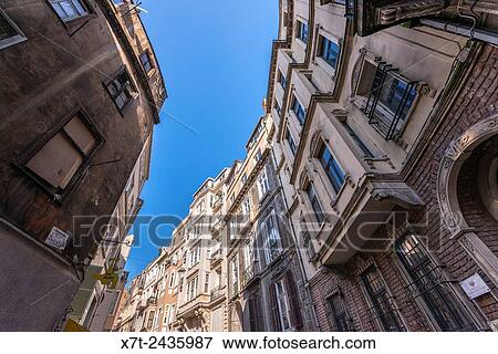 19th cen. houses and apartments in the Cihangir, Cukurcuma neighborhood of Beyoglu, Istanbul, Turkey,. View Large Photo Image Stock Photo - 19th cen. houses and apartments in the Cihangir, Cukurcuma neighborhood of Beyoglu, Istanbul, Turkey,.. Fotosearch