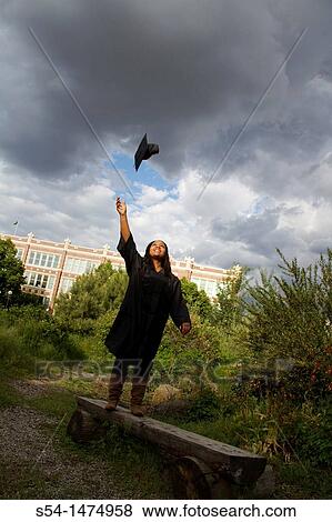 A young, african-american female graduate View Large Photo Image Stock Photo - A young, african-american female graduate. Fotosearch