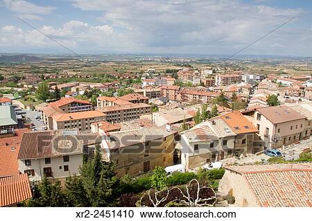 Aerial view of Labastida village, Alava, Basque Country. View Large Photo Image Stock Image - Aerial view of Labastida village, Alava, Basque Country.. Fotosearch