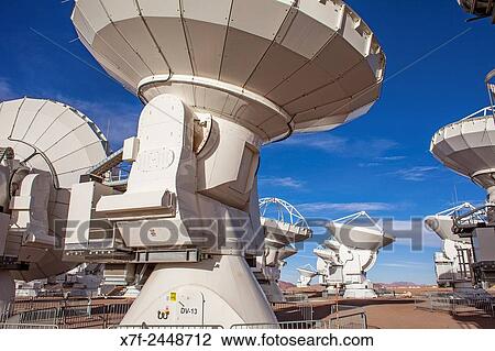 ALMA observatory, Antennas in plain of Chajnantor, 5000 meters of altitude, Array Operations Site (AOS), Atacama desert. Region de Antofagasta. Chile. View Large Photo Image Stock Image - ALMA observatory, Antennas in plain of Chajnantor, 5000 meters of altitude, Array Operations Site (AOS), Atacama desert. Region de Antofagasta. Chile.. Fotosearch