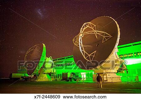ALMA observatory, Antennas in plain of Chajnantor, 5000 meters of altitude, Array Operations Site (AOS), Atacama desert. Region de Antofagasta. Chile. View Large Photo Image Stock Photo - ALMA observatory, Antennas in plain of Chajnantor, 5000 meters of altitude, Array Operations Site (AOS), Atacama desert. Region de Antofagasta. Chile.. Fotosearch