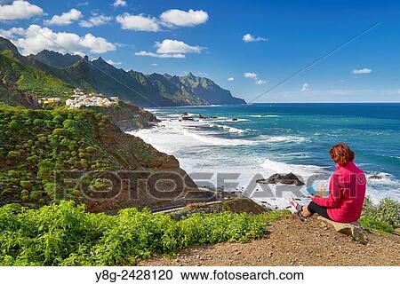 Stock Image - Almaciga, Taganana Coast, Tenerife, Canary Islands, Spain.. Fotosearch