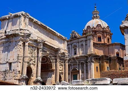 Arch of Septimius Severus, Roman Forum, Rome, Lazio, Italy, Europe. View Large Photo Image Stock Image - Arch of Septimius Severus, Roman Forum, Rome, Lazio, Italy, Europe.. Fotosearch