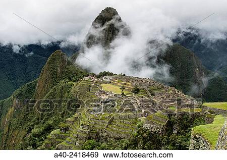 Archaeological site of Machu Picchu and the Huayna Picchu, Cusco, Peru. View Large Photo Image Stock Photo - Archaeological site of Machu Picchu and the Huayna Picchu, Cusco, Peru.. Fotosearch