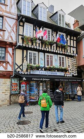 Stock Photo - Art de Cornouaille, Quimper, Bretagne, Brittany, France. Fotosearch
