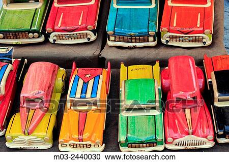 Artist made models of 1950's era American cars common in Cuba Cienfuegos Cuba. View Large Photo Image Stock Image - Artist made models of 1950's era American cars common in Cuba Cienfuegos Cuba.. Fotosearch