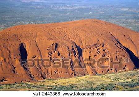 Australia, Northern Territory, Uluru Kata Tjuta National park, Ayers rock aerial view View Large Photo Image Stock Photograph - Australia, Northern Territory, Uluru Kata Tjuta National park, Ayers rock aerial view. Fotosearch
