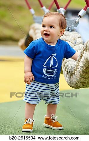 Baby. Playground. Getaria. Gipuzkoa. Basque Country. Spain View Large Photo Image Picture - Baby. Playground. Getaria. Gipuzkoa. Basque Country. Spain. Fotosearch