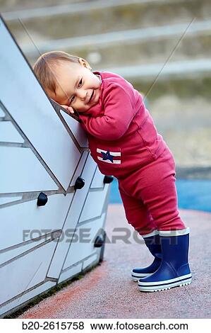 Baby playing in the park. Zumaia. Gipuzkoa. Basque Country. Spain View Large Photo Image Stock Photo - Baby playing in the park. Zumaia. Gipuzkoa. Basque Country. Spain. Fotosearch