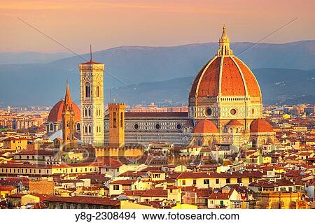 Picture - Bas? lica de Santa Maria del Fiore, Florence, Italy.. Fotosearch