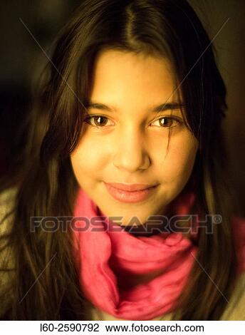 Beautiful girl portrait. View Large Photo Image Stock Image - Beautiful girl portrait.. Fotosearch