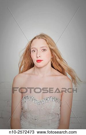 Blonde teenage girl. View Large Photo Image Stock Image - Blonde teenage girl.. Fotosearch