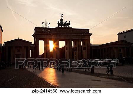 brandenburger gate in berlin. View Large Photo Image Stock Photo - brandenburger gate in berlin.. Fotosearch