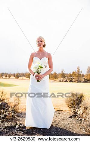 Bride portrait during the bridal session at a wedding in Central Oregon. View Large Photo Image Stock Image - Bride portrait during the bridal session at a wedding in Central Oregon.. Fotosearch