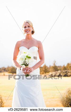 Bride portrait during the bridal session at a wedding in Central Oregon. View Large Photo Image Stock Image - Bride portrait during the bridal session at a wedding in Central Oregon.. Fotosearch