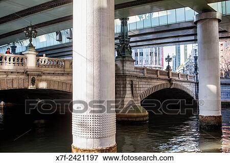 Stock Photo - Bridge of Nihombashi, Tokyo, Japan.. Fotosearch