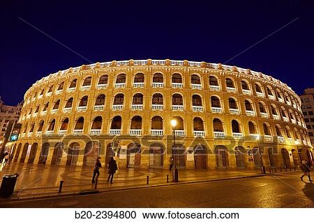 Bullring. Valencia. Comunidad Valenciana. Spain. View Large Photo Image Stock Image - Bullring. Valencia. Comunidad Valenciana. Spain.. Fotosearch