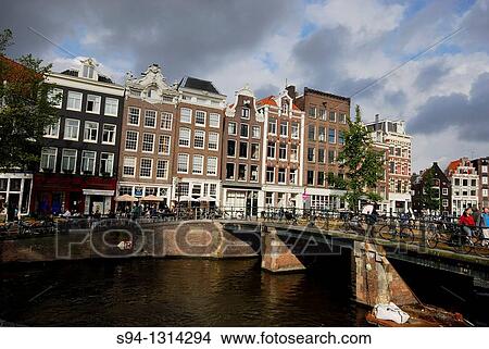 Canal in Wester Markt of Amsterdam, Holland View Large Photo Image Picture - Canal in Wester Markt of Amsterdam, Holland. Fotosearch