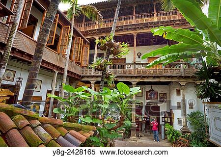 Casa de los Balcones, La Orotava, Tenerife, Canary Islands, Spain. View Large Photo Image Stock Photography - Casa de los Balcones, La Orotava, Tenerife, Canary Islands, Spain.. Fotosearch