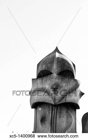 Casa Mila, La Pedrera, Barcelona, Catalonia, Spain View Large Photo Image Stock Photo - Casa Mila, La Pedrera, Barcelona, Catalonia, Spain. Fotosearch